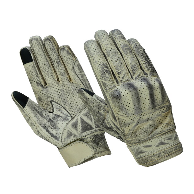 Prime Leather Motorrad-Handschuhe Halbfinger – Aus Kuh-Nappa-Leder, Für Radsport & Fitness