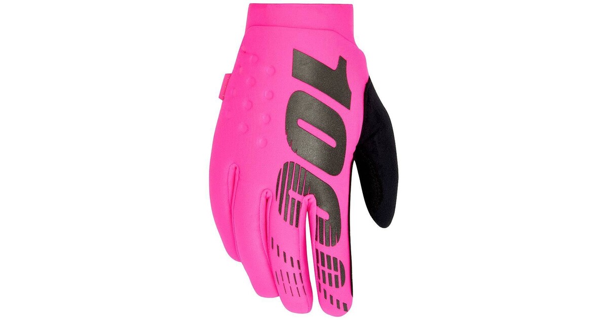 Herren Radfahren und Motocross Handschuhe 100% Brisker neon pink |  inSPORTline