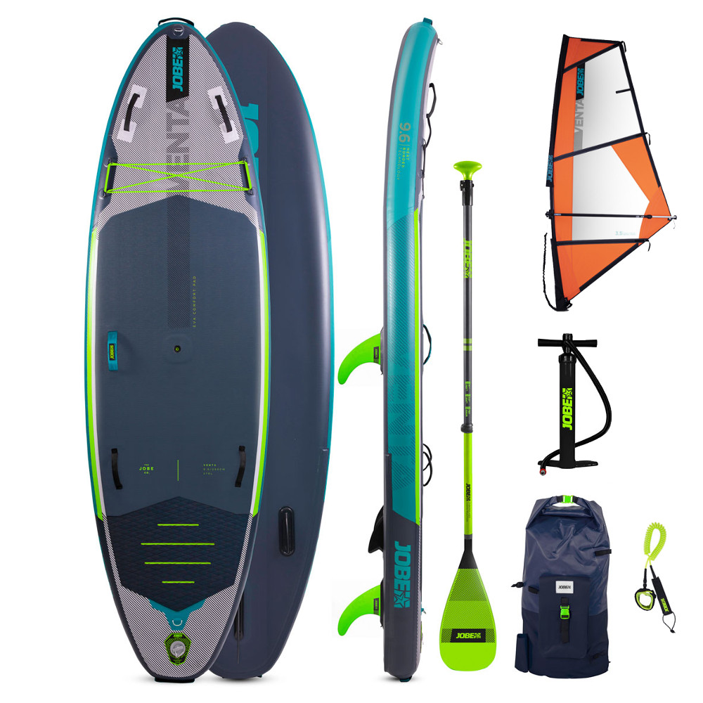 WindsurfPaddleboard mit Jobe Aero Venta SUP 9.6 Zubehör Modell 2021