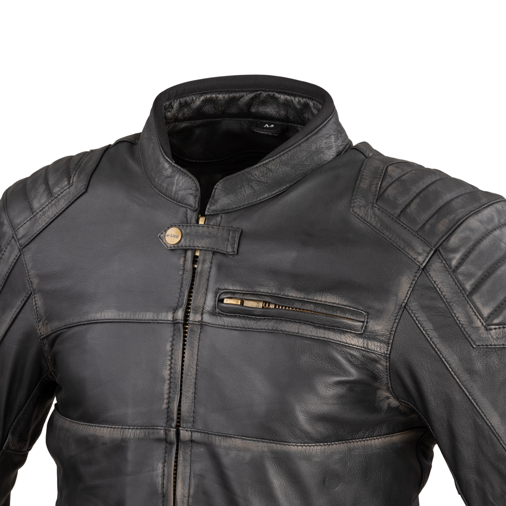 Stilvolle Motorradjacke Herren Leder Ebenbild