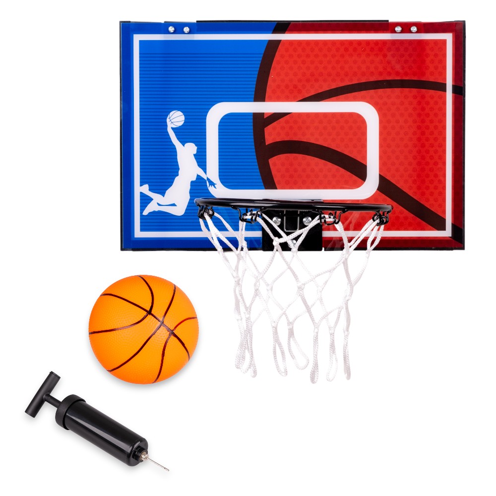 Dreamon mini basketball hoop for kids, indoor wall mounted shooting game sport set for boys bedroom