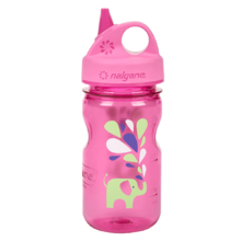 NALGENE Grip´n Gulp 350 ml Kinder-Trinkflasche - Pink Elephant