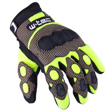 W-TEC Derex GID-30007Motocross Handschuhe - schwarz-gelb