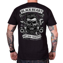 BLACK HEART Respect Tradition T-Shirt - schwarz
