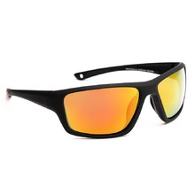 Granite Sport 24 Sport Sonnenbrille - schwarz mir orangen Gläser