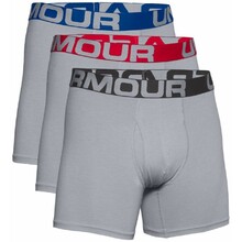 Boxerky Under Armour Charged Cotton 6in 3 Pack - Mod Gray