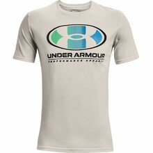 Under Armour Multi Color Lockertag Herren T-Shirt - Summit White