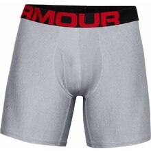 Under Armour UA Tech 6in Herren Boxershorts 2 Paar - Mod Gray Light Heather
