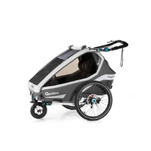 Multifunktionaler Kinderwagen Qeridoo KidGoo 2 Sport - Anthracite Grey