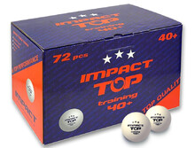Impact Top Training 72er 40+ Profi Tischtennis Bälle