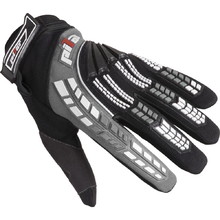 Kinder Motocross-Handschuhe Pilot - schwarz-grau