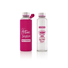 Nutrend Active Lifestyle 500 ml Glasflasche mit Termopackung - rosa