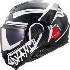Flip-Helm LS2 FF910 Advant II Tape Schwarz P/J