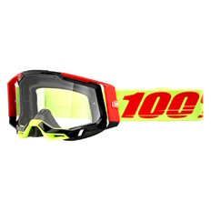 Motorradbrille 100% Racecraft 2 Wiz, klares Plexiglas