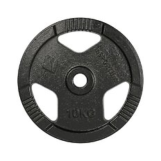 Gusseisenscheibe inSPORTline Hamerton Schwarz 10 kg 30 mm