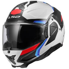 Flip Helm LS2 FF910 Advant II Dreifach weiß blau rot P/J