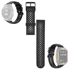 Ersatzarmband für inSPORTline Rodamo und Zakuro Smartwatches, perfo schwarz