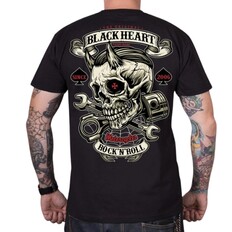 T-shirt BLACK HEART Liberty