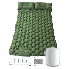 Aufblasbare Isomatte für zwei Personen inSPORTline Faustea mit Minipumpe 192 × 125 × 8 cm