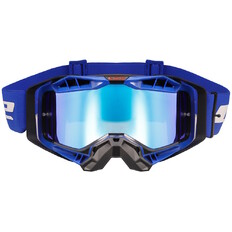 Motocrossbrille LS2 Aura Pro Schwarz Blau Iridium Glas