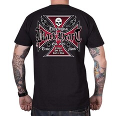 T-shirt BLACK HEART Herz Kreuz
