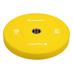 Gummischeibe inSPORTline Bumper Plate Go 15 kg 50 mm
