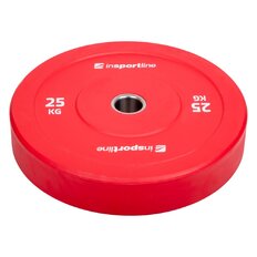 Gummischeibe inSPORTline Bumper Plate Go 25 kg 50 mm