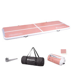Airtrack inSPORTline Airstunt 400x100x10 cm korallenrosa