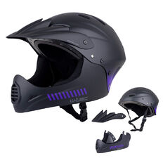 W-TEC Campanero Noir Violet Downhill-Helm