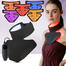 Infrarot-LED-Maske für Hals und Dekolleté inSPORTline Rademis 2500 mAh