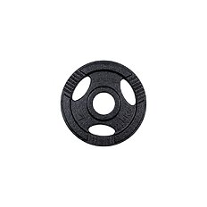 Olympische Scheibe aus Gusseisen inSPORTline Hamerton Schwarz 2,5 kg 50 mm