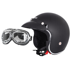 W-TEC YM-629 Motorradhelm mit Ageless Brille