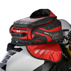 Tankrucksack für Motorrad Oxford M30R 30 l schwarz/rot mit Magnetboden