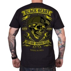 T-shirt BLACK HEART Satan