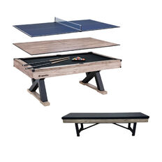 3in1 inSPORTline Residento Billardtisch mit Bank