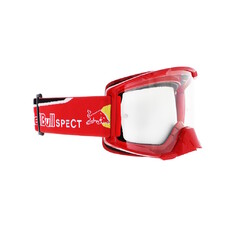 Motocross-Schutzbrille RedBull Spect Strive, rot matt, klares Plexiglas