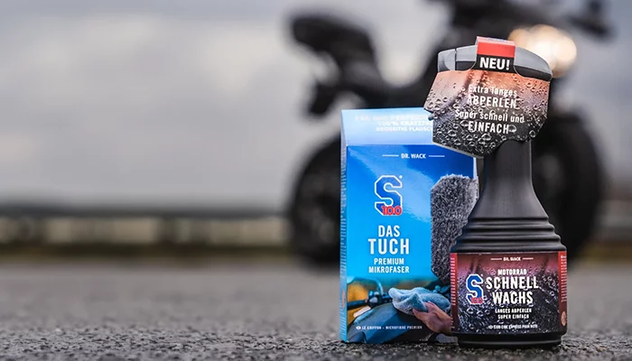 Pflege von Kleidung und Motorrädern