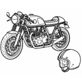 Ausrüstung für Cafe Racer