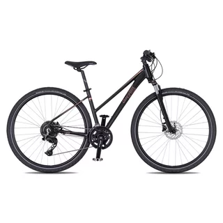 Damen-Crossrad 4EVER Pulse Disc 28'' – Modell 2026 - matt black/rose gold