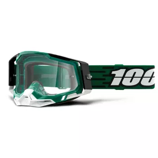Motorradbrille 100% Racecraft 2 Milori, klares Plexiglas