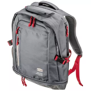Rucksack 100% Transit Grau-Rot