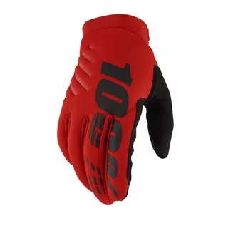 Fahrrad- und Motocross-Handschuhe für Männer 100% Brisker rot