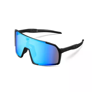 Polarisierte Sonnenbrille VIF One Schwarz und Eisblau