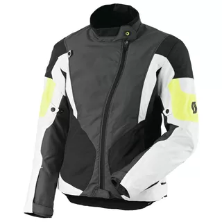 Damen Motorradjacke Scott Technit DP - grau-gelb
