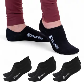 Unsichtbare Socken aus Bambus inSPORTline Silvatic Noshow AG+ antibakteriell - 3 Paar