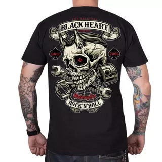 T-shirt BLACK HEART Liberty