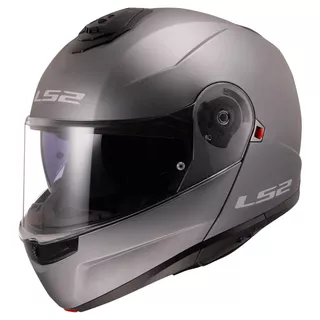 LS2 FF908 Strobe II Matt Titanium Klapphelm