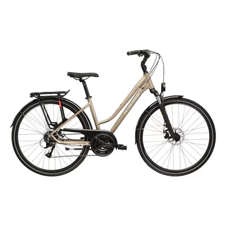 Damen-Trekkingrad Kross Trans 3.0 28" - Modell 2026 - hnědá/stříbrná/mat