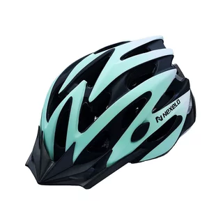 Fahrradhelm Nexelo Straight 430 - tyrkys-bílá