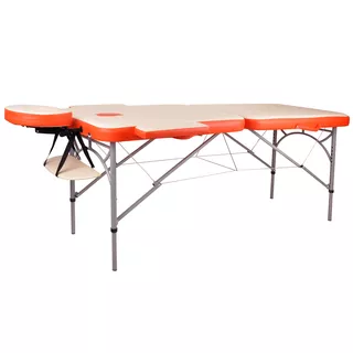 inSPORTline Tamati Massagetisch 2-teilig aus Aluminium - orange